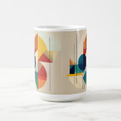 Mug Geometric Abstract Art in Bauhaus Style (Centre)