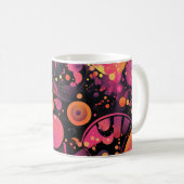 Mug Geometric abstract artwork.  Style: Non-figurative (Devant droit)