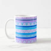 Mug geometric ethnic tribal pattern of American Indian (Gauche)