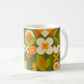 Mug Geometric Floral (Devant droit)