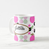 Mug Geometric graphic power girl (Devant gauche)