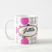 Mug Geometric graphic power girl (Gauche)