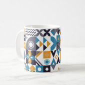 Mug Geometric minimalistic pattern. Abstract designpat (Devant gauche)