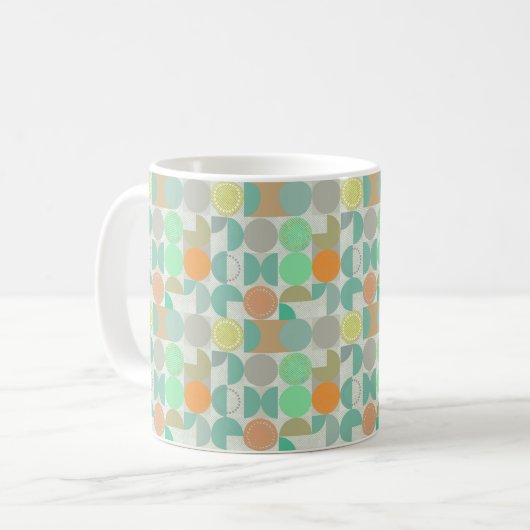 Mug Géométric multicoloré (Devant gauche)