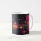 Mug Geometric Shapes and Vibrant Colors Wall Art Print (Devant droit)