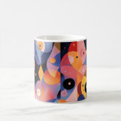 Mug Geometric Shapes and Vibrant Colors Wall Art Print (Centre)