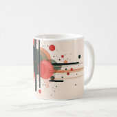 Mug Geometric Shapes and Vibrant Colors Wall Art Print (Devant droit)