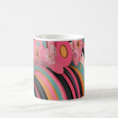 Mug Geometric Shapes and Vibrant Colors Wall Art Print (Centre)