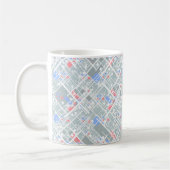 Mug Géométrie abstraite moderne. (Gauche)