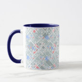 Mug Géométrie abstraite moderne. (Gauche)