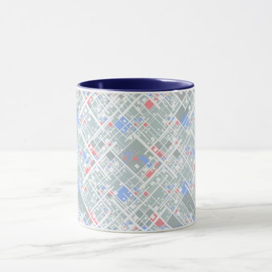 Mug Géométrie abstraite moderne. (Centre)