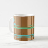 Mug Géométrie au chocolat à la menthe (Devant gauche)