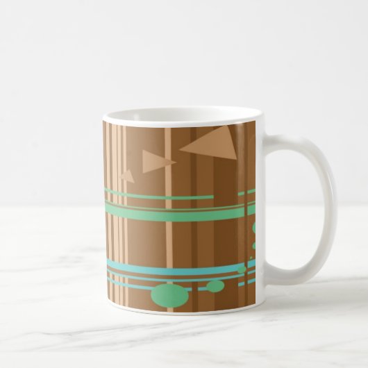 Mug Géométrie au chocolat à la menthe (Droite)