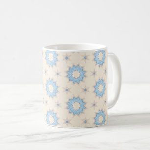 Mug Géométrie Blue Starburst