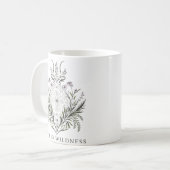 Mug Géométrie botanique sacrée (Devant gauche)