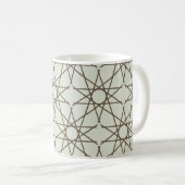 Mug Géométrie Brun Sauge (Devant droit)