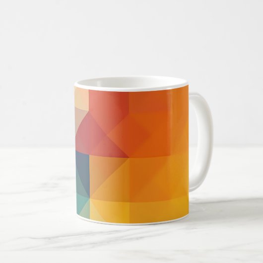 Mug Géométrie colorée (Devant droit)