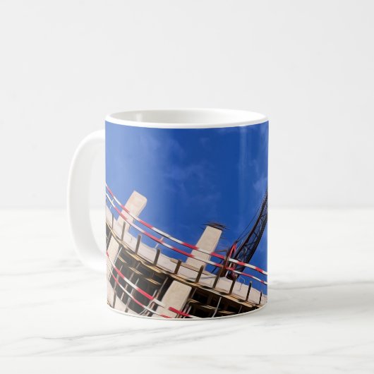 Mug Géométrie dans l'air (Devant gauche)