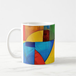 Mug Géométrie de couleur ludique