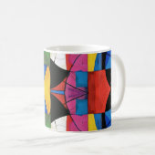Mug Géométrie de kaléidoscope (Devant droit)