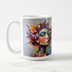 Mug "Géométrie florale" - Portrait botanique