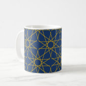 Mug Géométrie Lapis Or (Devant gauche)