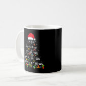 Mug Géométrie Mathématiques Professeur de sciences Xma (Devant gauche)