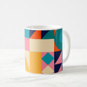 Mug Géométrie minimaliste : affiche d'illustration Vin (Devant droit)