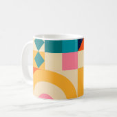 Mug Géométrie minimaliste : affiche d'illustration Vin (Devant gauche)
