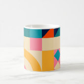 Mug Géométrie minimaliste : affiche d'illustration Vin (Centre)