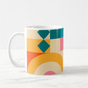 Mug Géométrie minimaliste : affiche d'illustration Vin