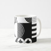 Mug Géométrie moderne de style scandinave (Devant droit)