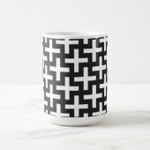 Mug Géométrie noir et blanc (Centre)