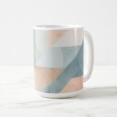 Mug Géométrie Pastel souple - Art Moderne Abstrait Imp (Devant droit)