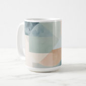 Mug Géométrie Pastel souple - Art Moderne Abstrait Imp (Devant gauche)