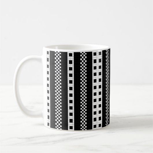 Mug Géométrie Plaid du métro RL90 (Gauche)