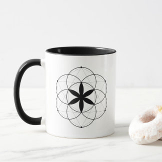 Mug Géométrie sacrée Graine de Vie Art en ligne
