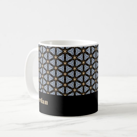Mug Géométrie statique (Devant gauche)