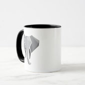 Mug Géométrie Tête d'éléphant (Devant gauche)