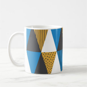 Mug Géométrie vintage : Arrière - plan d'illustration