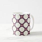 Mug Géométrique 009 neutre et rose (Devant droit)