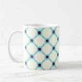 Mug Géométrique 010 neutre et bleu (Gauche)