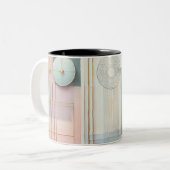 Mug géométrique Abstrait moderne avec design Paste (Devant gauche)