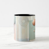 Mug géométrique Abstrait moderne avec design Paste (Centre)