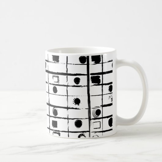 Mug géométrique abstraite (Droite)