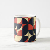 Mug géométrique Abstraite : art informatique. (Devant droit)