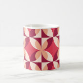 Mug Géométrique Abstraite : Conception textile transpa (Centre)