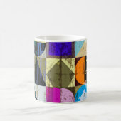 Mug Géométrique Abstraite : contours et échelles (Centre)