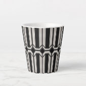 Mug géométrique Art déco 12 oz (Devant)