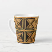 Mug géométrique Art Déco 12oz (Angle gauche)